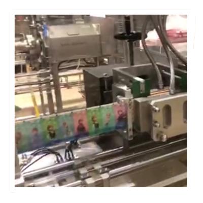 China High Speed ​​Automatic Cheese Lolly Packaging Machine Snack Factory for sale