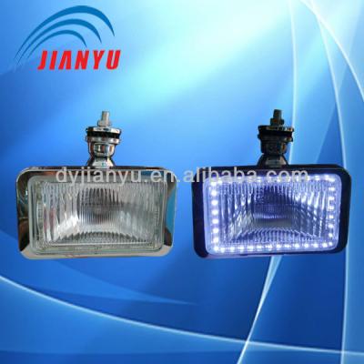 China Metal car parts.high power led fog light.chrome fog lamp with led strip for sale