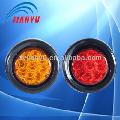 China new ABS truck side LED lamp red, led clearance lights for trailers, JY2918A for sale