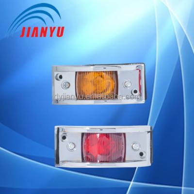 China Plastic truck led beacon lights, led marker 24 volt, led marker 24 volt dual colors, JY162 for sale