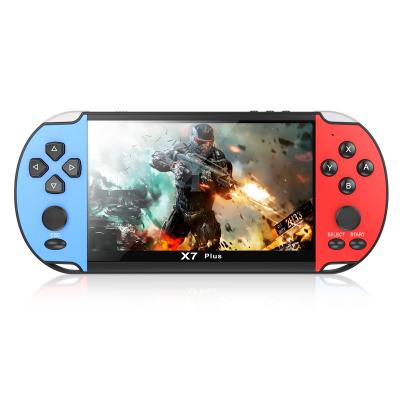 China Portable Top Selling X7 Plus 5.1 Inch Game Console Support TV Connection Classic Mini Game Console Handheld Game Player for sale