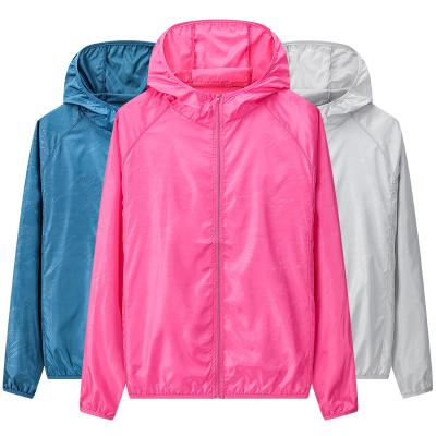 China Factory Wholesale Long Sleeve Summer Breathable Sunscreen Coat UPF30 Hooded Clothing for sale