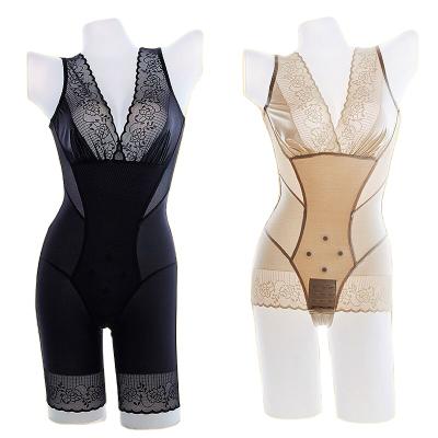 China Antibacterial Body Sculpting Underwear, Postpartum Abdomen Waist Hip Corset, Women Shapers Underwear Volcanic Rock One Piece Jumpsuit for sale