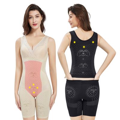 China Women's High Quality Antibacterial Women's Full Body Shapewear Seamless Bustier Slimming Body Shapewear Corset Jumpsuit for sale