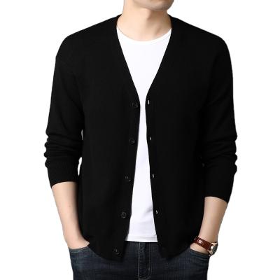 China New Sale Men's Casual Slim Fit Anti-Wrinkle Long Sleeve Cardigan Button Down Sweater for sale