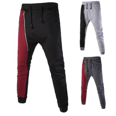 China New Design Custom Size Anti-wrinkle Zipper Men's Custom Size Sublimation Jogging Pants for sale