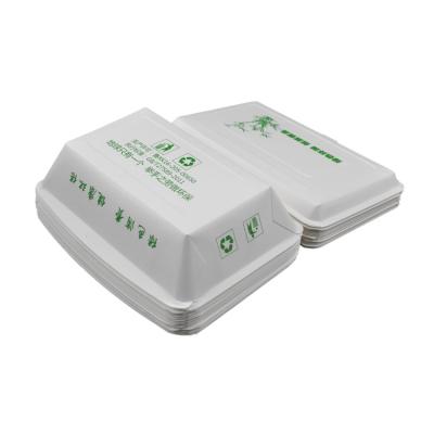 China Reasonable prices wholesale disposable clamshell food packaging paper box lunch/meal takeout paper container for sale