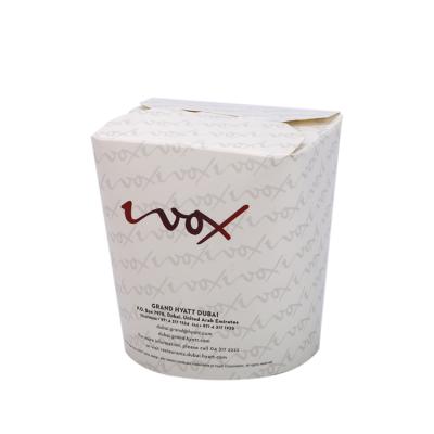 China Disposable Chinese Food Pail Disposable Noodle Soup Container Malaysia Take Out Paper Pasta Noodle Box for sale