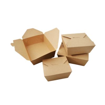 China Disposable Lunch Box Paper Bento Wrapping Paper Box For Food Packaging Use With Different China Size for sale