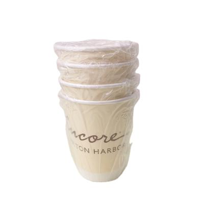 China Double Wall Disposable Individually Wrapped Insulated Hot Disposable Hot Drink / Coffee Paper Cups for sale