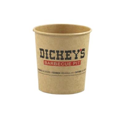 China high quality disposable kraft paper soup hot cup printed soup containers made in china for sale