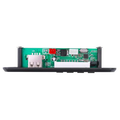 China FM radio decoder module 5/12v USB car MP3 player WMA WAV TF card slot MP3 remote module (optional)/USB/FM stereo board for sale