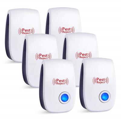 China 2020 Best Selling Product Amazon Disposable Portable US Eu UK Plug Ultrasonic Pest Reflector Pest Control for sale