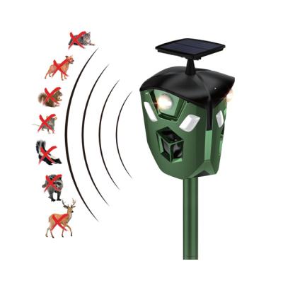 China 360 Degree Disposable Waterproof Ultrasonic Reflector Mouse Dog Cat Vole Rodents Bird Animals Solar Pest Control for sale