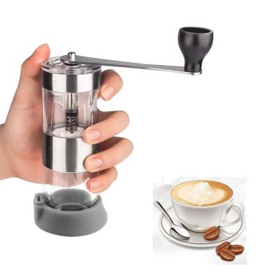 China With Scale Tray Ceramic Burr Coffee Grinder Faster Adjustable Instant Manual Coffee Grinder, French Press Drip Coffee Maker for sale