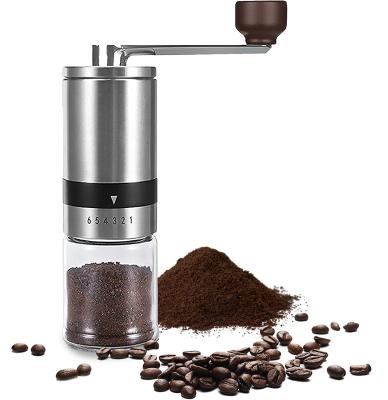 China New Design Niche Hand Coffee Grinder Portable Zero Viable Manual Raw Grinder Ceramic Conical Burrs Coffee Grinder For Sale for sale