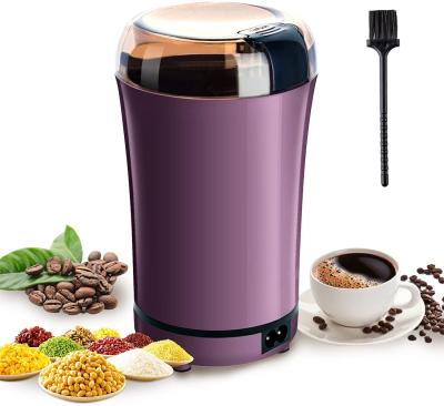 China With Scale Tray 400W Kitchen New Electric Mini Salt Pepper Grinder With Brush, Powerful Coffee Bean Grind Spice Nuts Seeds Machine for sale