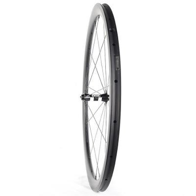 China Cheap ROAD BICYCLE Wholesale Disc 700c Carbon Wheelset 25mm Width 30mm Depth Anvil Bicycle Carbon Wheels for sale