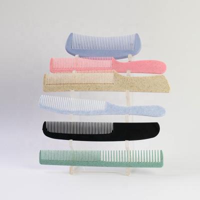 China Comfortable Most Selled Products Multifunctional Hair Comb Hotel Anti-static Wheat Straw Hair Comb for sale