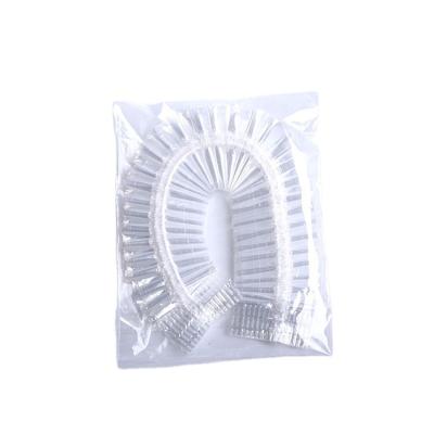 China Viable Cheap Bulk Hotel Disposable Wash Free Plastic Clear Shower Cap For Women And Men for sale