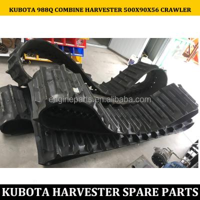 Cina KUBOTA PRO988Q-Q COMBINE HARVESTER 500X90X56 RUBBER CRAWLER FOR SALE in vendita