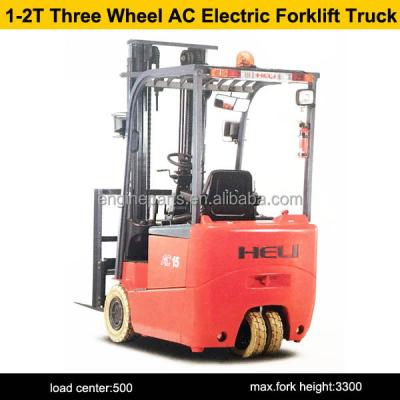 China Used Product Mini Forklift HELI 2 ton Battery Forklift CPD20S with best price Te koop