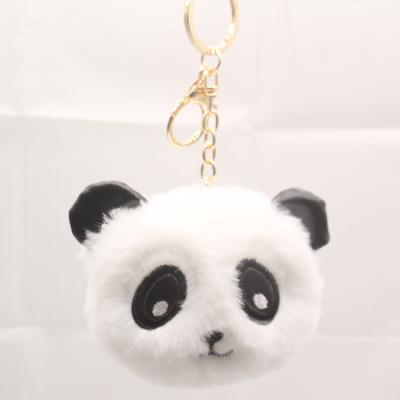 China Wholesale Custom Cute Soft Mini Plush Toy Doll Soft Cloth Puff Ball Keychains Promotion Gift For Women And Girls for sale