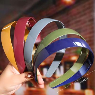 China Best Wide Selling Friendly Material Mommy And Me Korea Detergent Face Solid Color Factory Price Headband Hair Accessories 2021 for sale