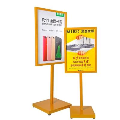 China Manufacture Wholesale Advertising Poster Stand Outdoor Double Sided Public Welfare Poster Stand MS001 for sale