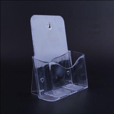 China Manufacture Acrylic Table Flyer Brochure Display Stand Brochure Holder For Display Units Brochure Display Stand for sale