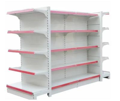 China Custom Portable Heavy Duty Corrosion Protection Factory Metal Supermarket Shelves For Sale for sale