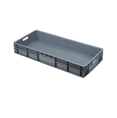 China Recyclable Plastic EU Crate Fruit Plastic Logistic Crate Nesting Stackable EU Logistic Crate for sale