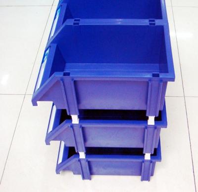 China Plastic Warehouse Spare Parts Stackable Storage Boxes Bin Plastic Bins For Small Parts for sale