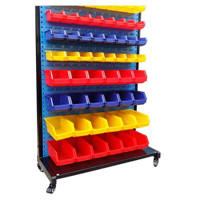 China Lightweight Hanging Storage Boxes Stackable Bins Hanging Back Parts Bin for sale