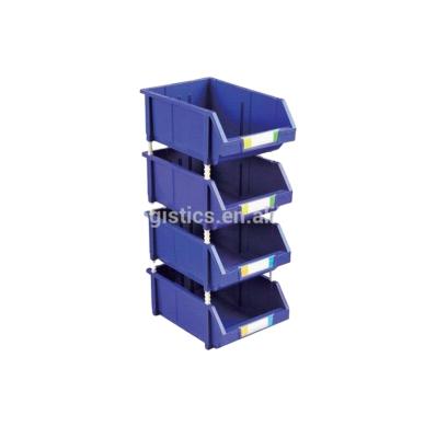 China Industrial Stackable Storage Warehouse Parts Shelf Bin Plastic Screw Box for sale