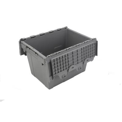 China Stored Stackable Tied Plastic Mobile Lid Boxes Logistics for sale