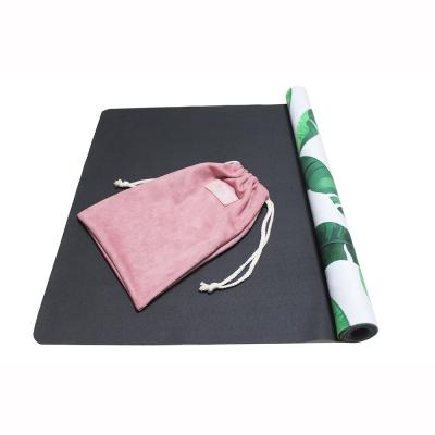 China Tear Resistant / Waterproof / Easy To Clean Popular Tear Resistant And Non Slip Rubber Suede Yoga Mat For Women Exercise Or Fitness for sale