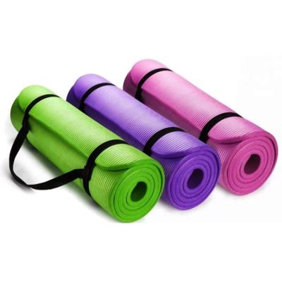 China Tear Resistant/Waterproof/Easy To Clean Pilates Eco-Friendly Exercise NBR Pilates High-Dense Fitness Workout Yoga Mat Extra Thick for sale