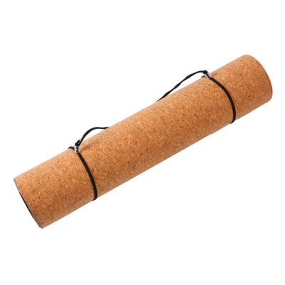 China Anti-slip and Antibiosis Customize Wholesale Natural Rubber Home Gym Cork Folding Waterproof Yoga Mat for Exercise for sale