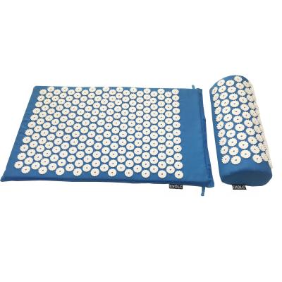 China Durable Acupoint Massage Yoga Relax Muscles Pad Large Thorn Exercise Massage Mat With Pillow Set for sale