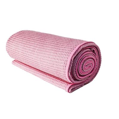 China Eco Friendly Sustainable Gym Softextile Microfiber Yoga Non-slip Training Towel With Cheap Price for sale