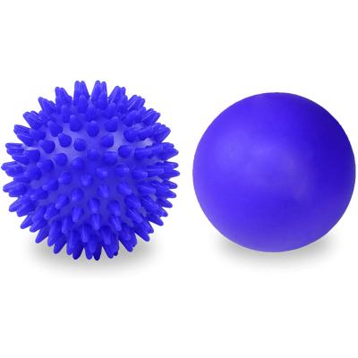 China Durable Soft Sporting Goods Lacrosse And Spike Massage Ball Set 2 Pack For Sale for sale