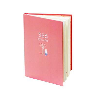 China Easy Listing Promotion Custom Design Paper Cover Wholesale 365 Days Gift Calendar Hot Selling Daily Notebook for sale