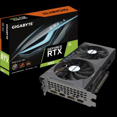 China Cheap OEM Gaming GeForce RTX 3060 EAGLE 12G (Rev 2.0) Workstation Graphics Card GIGAOCTE Graphics Cards for sale