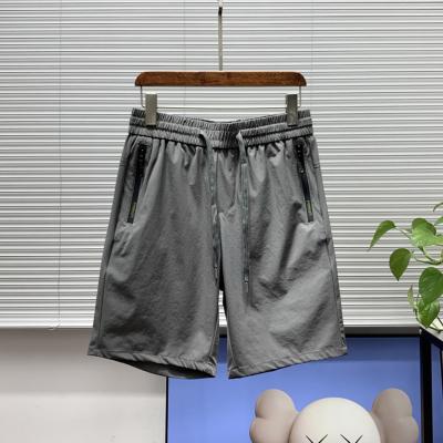 China Anti-wrinkle polyester straps shorts wholesale high quality pocket jogger zipper shorts summer long sweat shorts custom mens breashable shorts for sale