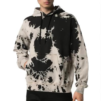 China Anti-Wrinkle Link Dye Hoodie Logo Streetwear Plain Pullover Plain Boys Unisex Printed Hoodies for sale