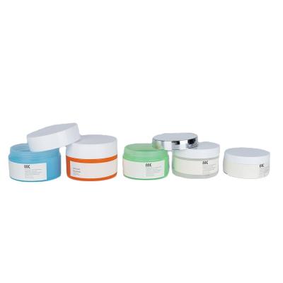 China 75g 100g 150g Round Shape MEI CHANG PP Cosmetic Jars with Customizable Color for sale