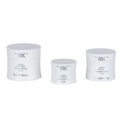 China Single-Wall Design 15g 30g 50g Plastic Cosmetic Jar for Eye Serum and Regenerating Cream for sale