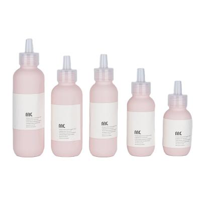 China 60ml 80ml 100ml 120ml 150ml HDPE Squeeze Dropper Bottle for Hair Care and Body Lotion for sale