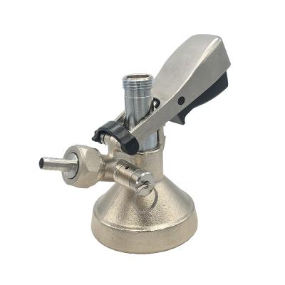 China CLASSIC G Type Beer Keg Dispenser Brass Coupler With Pressure Revive Valve for sale